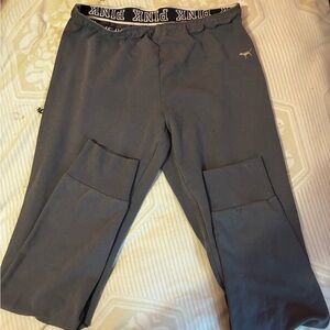 PINK Victoria's Secret Men's Gray Cargo Sweatpants with Logo Waistband